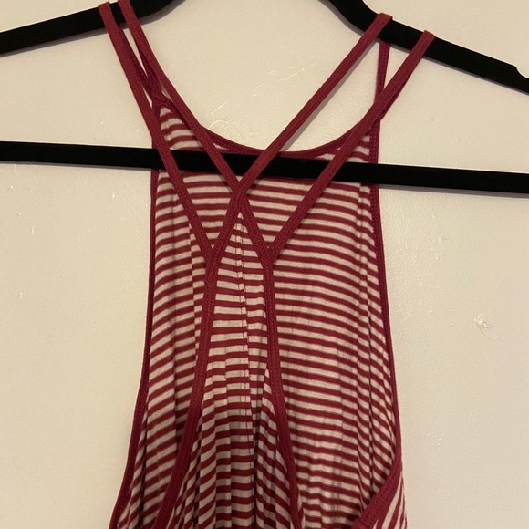 2/$15 Hollister magenta racer back tank top - Picture 5 of 6